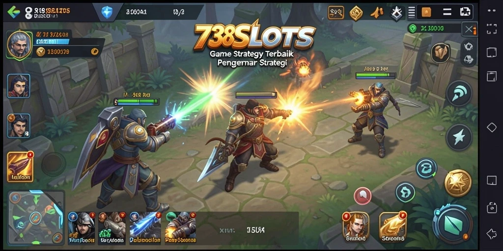 Tampilan menarik dari gameplay 738SLOTS yang penuh strategi.