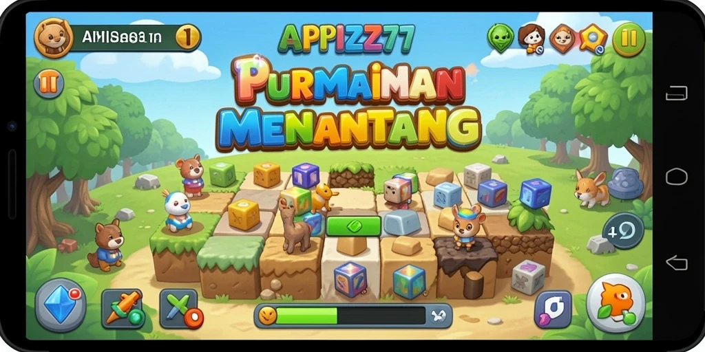 Tampilan permainan API77 dengan berbagai teka-teki menarik.