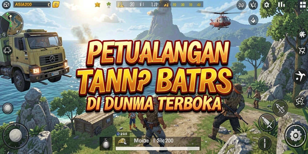 Tangkapan layar ASIA200 yang menampilkan petualangan menakjubkan di dunia terbuka.