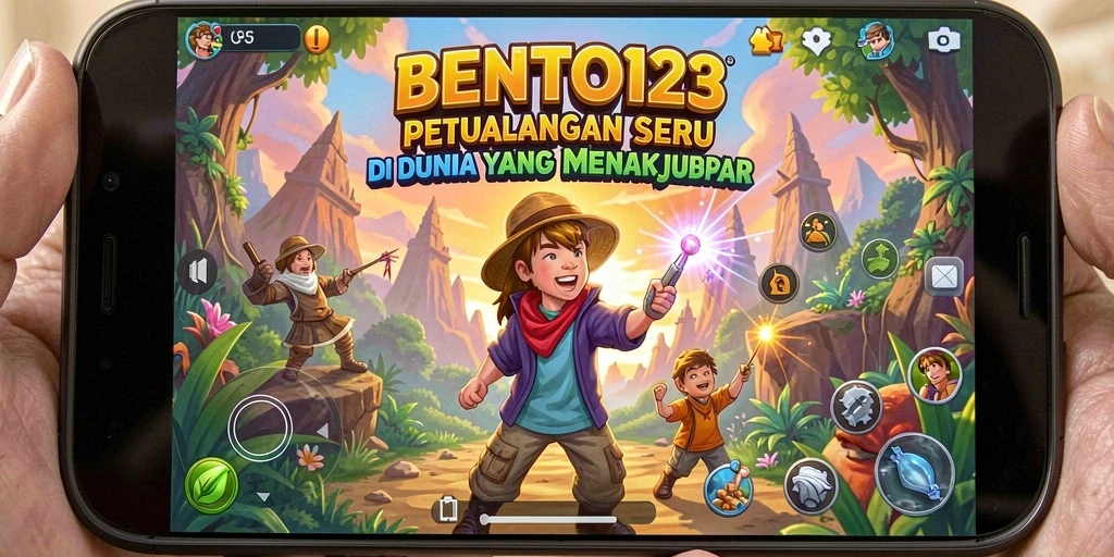 Tampilan gameplay seru di dunia petualangan BENTO123.