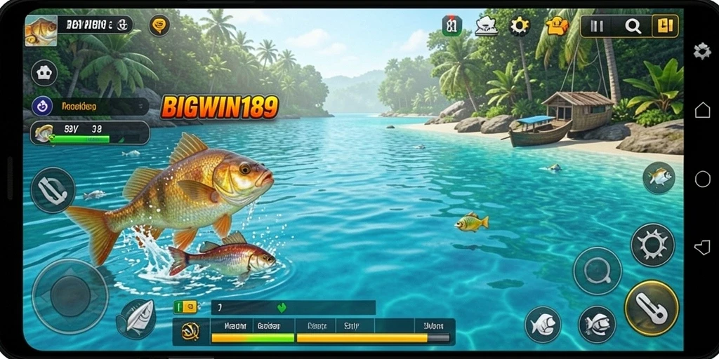 Screenshot menarik gameplay memancing di BIGWIN189.