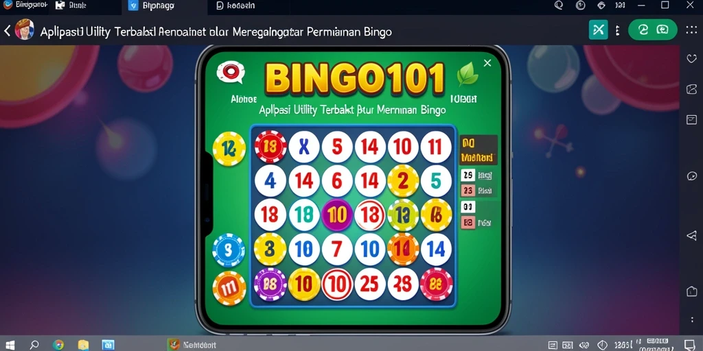 Tampilan antarmuka pengguna BINGO101 yang menarik dan intuitif.