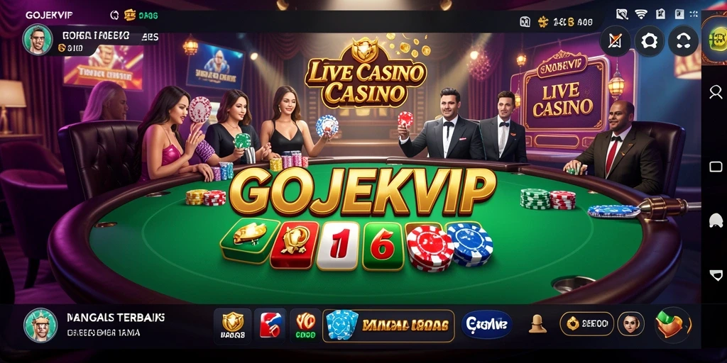Tampilan gameplay GOJEKVIP yang mendebarkan dan interaktif.