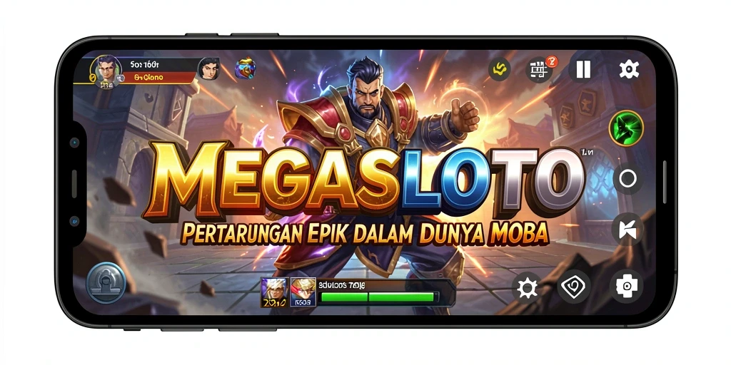 Screenshot menampilkan aksi seru karakter di MEGASLOTO.