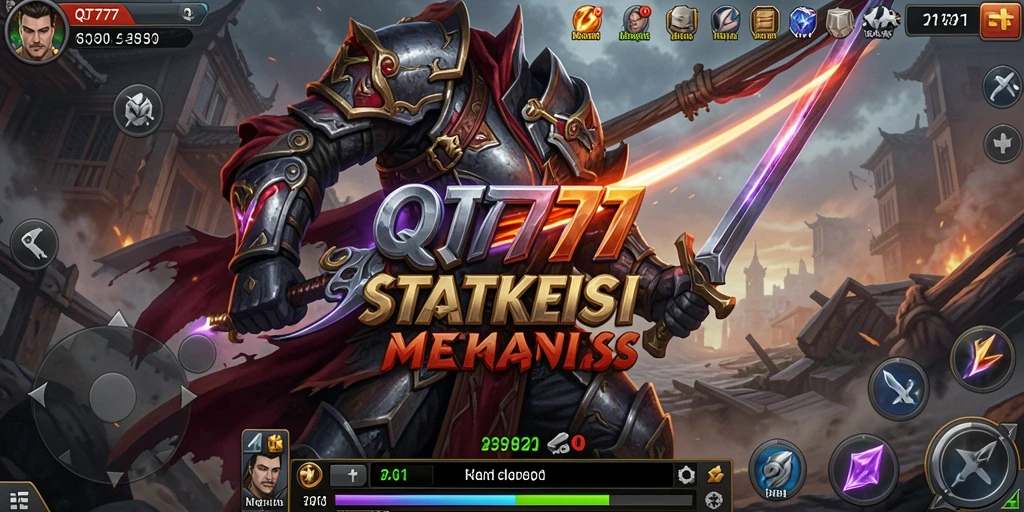 Tampilan screenshot QT777 yang menampilkan gameplay strategis yang seru.