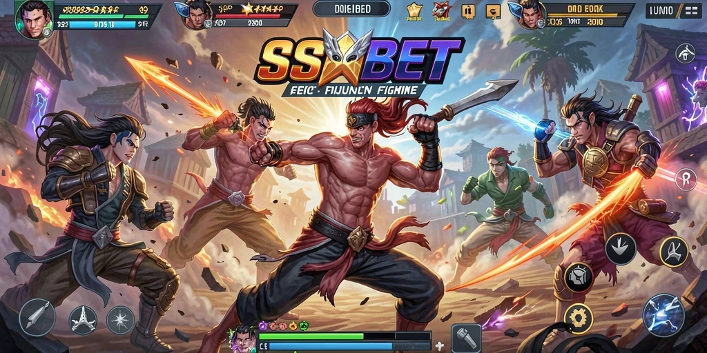 Tampilan aksi mendebarkan dalam gameplay SS88BET.