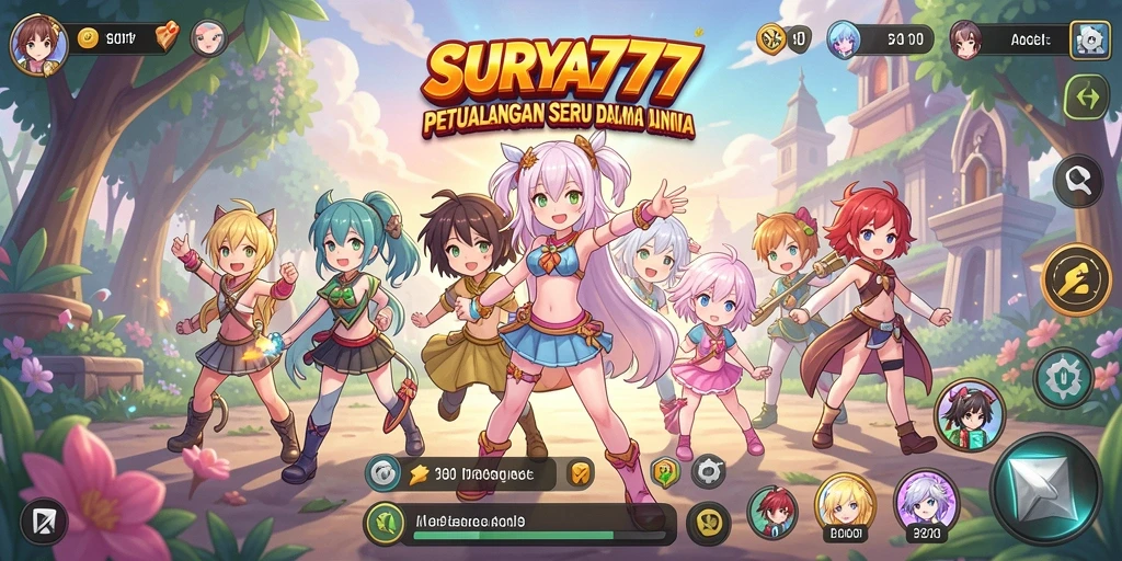 Gameplay menarik dari SURYA777 dalam dunia Anime.